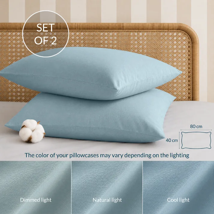 Twinzen Amazon listing image 1: pillowcases styled in the brand palette.
