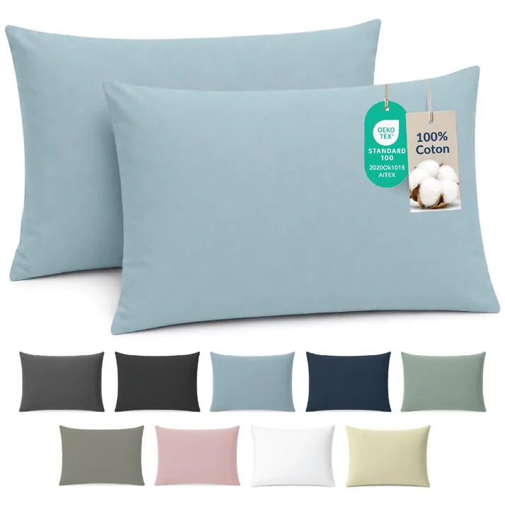 Twinzen Amazon listing image 2: pillowcases styled in the brand palette.