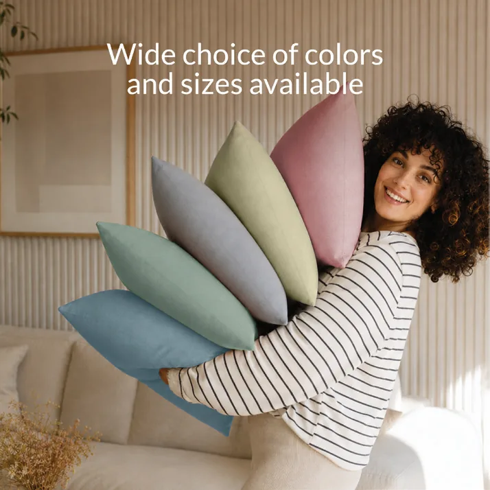 Twinzen Amazon listing image 7: pillowcases styled in the brand palette.